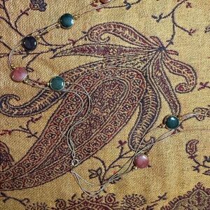 Elegant Multi-Color Stone Necklace (see pairing possibilities).